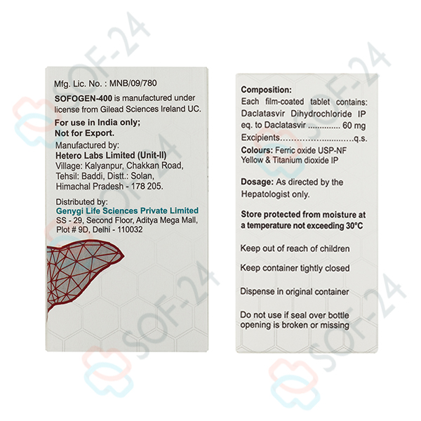 Sofogen Daclagen Genygi Sofosbuvir and Daclatasvir